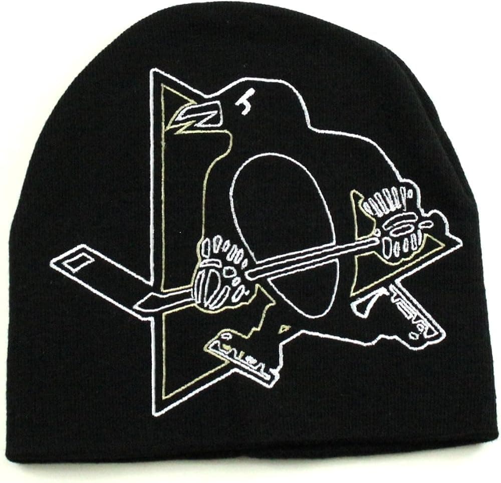 NHL Pittsburgh Penguins Team Color Beanie Hat
