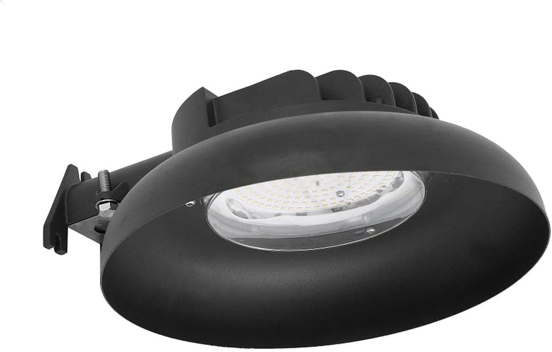 ESD TECH LED Barn Light – Dusk-to-Dawn Photocell for Outdoor Yard, Wall Sconce Fixture, 35W, 3000K, 4200 Lumens, Super Bright, Wet Location Rated, Brown