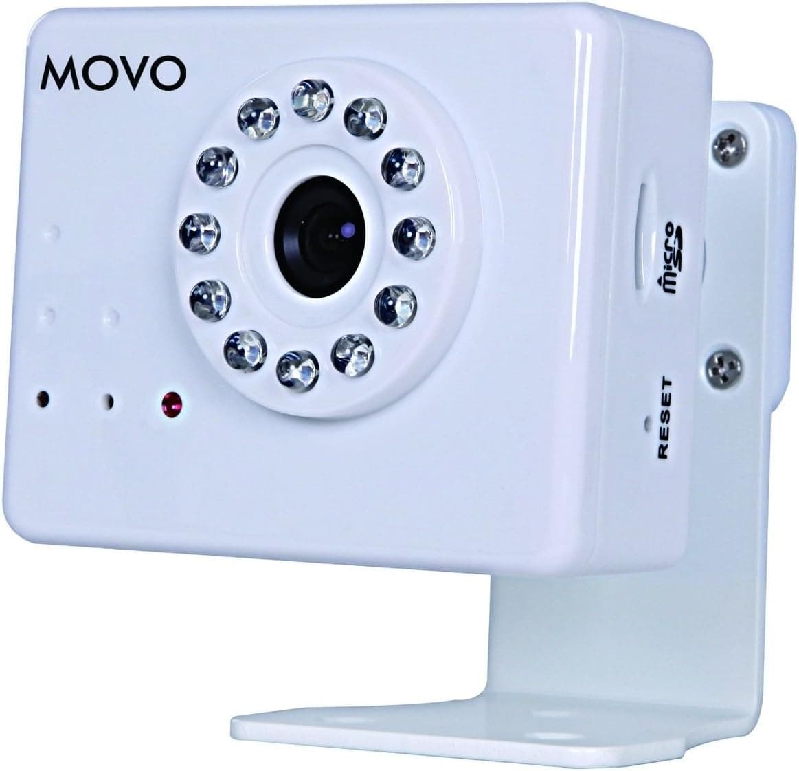 Movo NT3000 Wi-Fi Enabled IP Network Camera with Motion/Audio Detection & Day/Night Infrared (White)