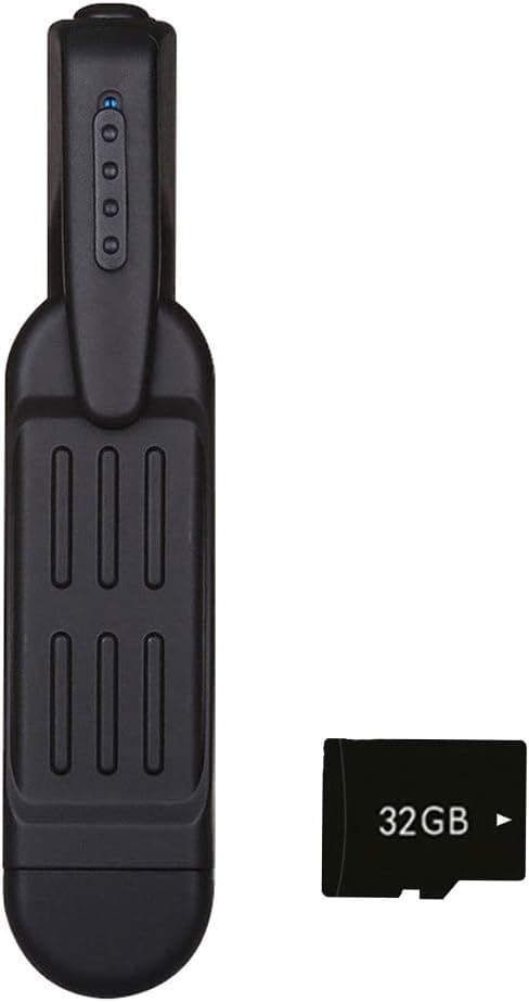 Hidden Spy Camera, 1080P Mini Pen Camera with Picture Taking orLoop Recording, Body Wearable Recorder, Rechargeable HD Portable Pocket Recording Cam for Security Surveillance Business Meetings.