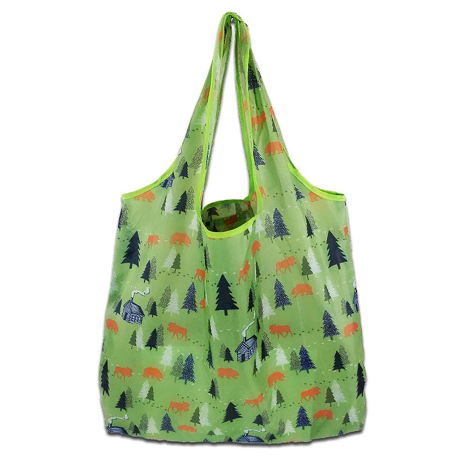 JUNYY Large Capacity Reusable Shopping Bag Eco Friendly Durable Grocery Handbags Folding Tote Bag(Style 14), One Size