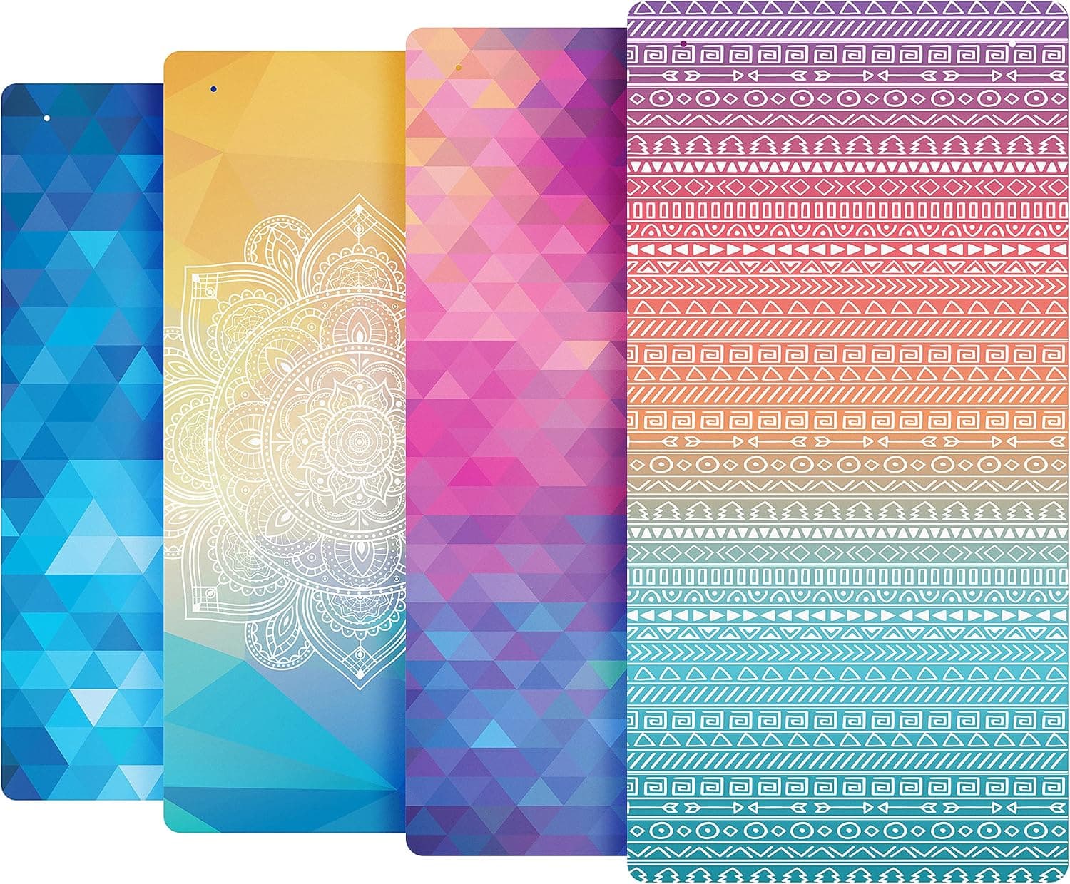 Reetual Modern Bathtub Mat Non Slip for Shower Tub - 32x16 XL Multi Colored Bath Mats with Unique Decorative Artisan Designs for Adults, Kids, Baby, with 200 Suction Cups for Grip (Cancun)