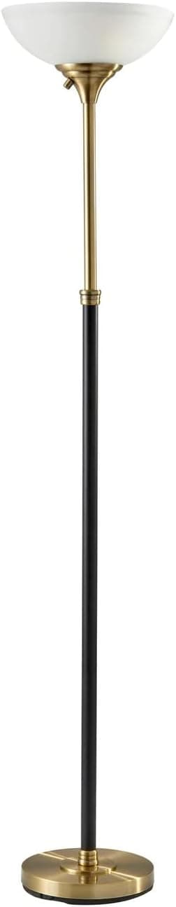 Adesso 4208-21 Bergen Torchiere, Lamp, Black