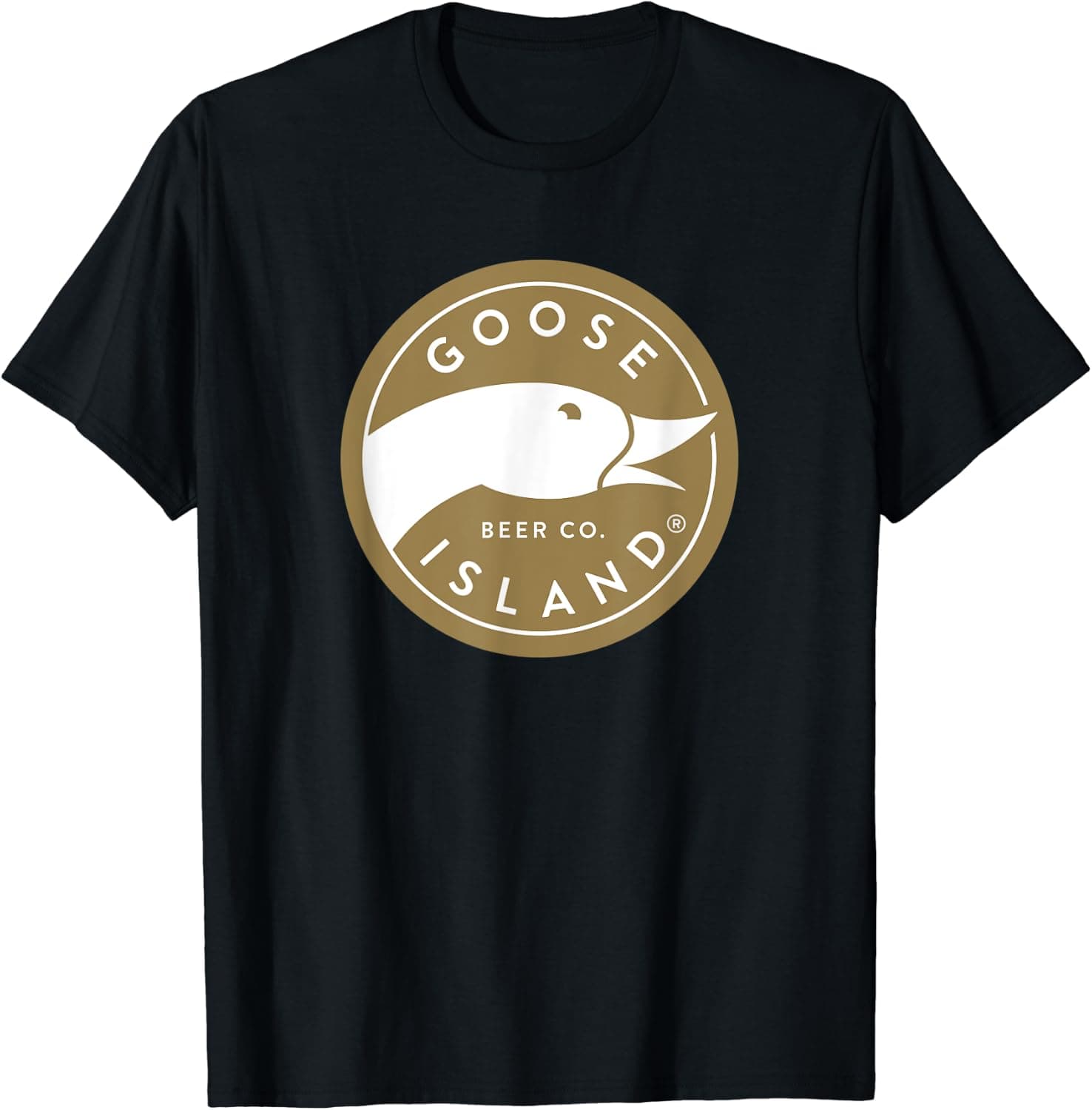 Goose Island Metallic Gold Logo T-Shirt