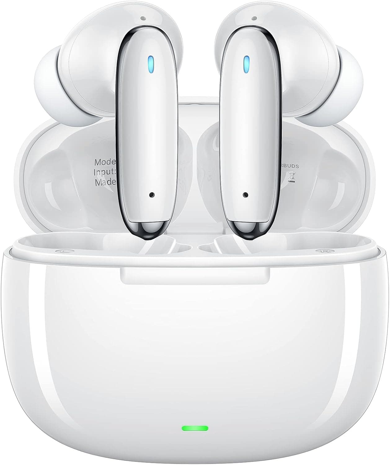 Wireless Earbuds Bluetooth Earbuds with Deep Bass Wireless Headphones Noise Cancelling Ear Buds in-Ear Earphones Air Buds Long Battery Bluetooth Headphones with Mic for iPhone Android