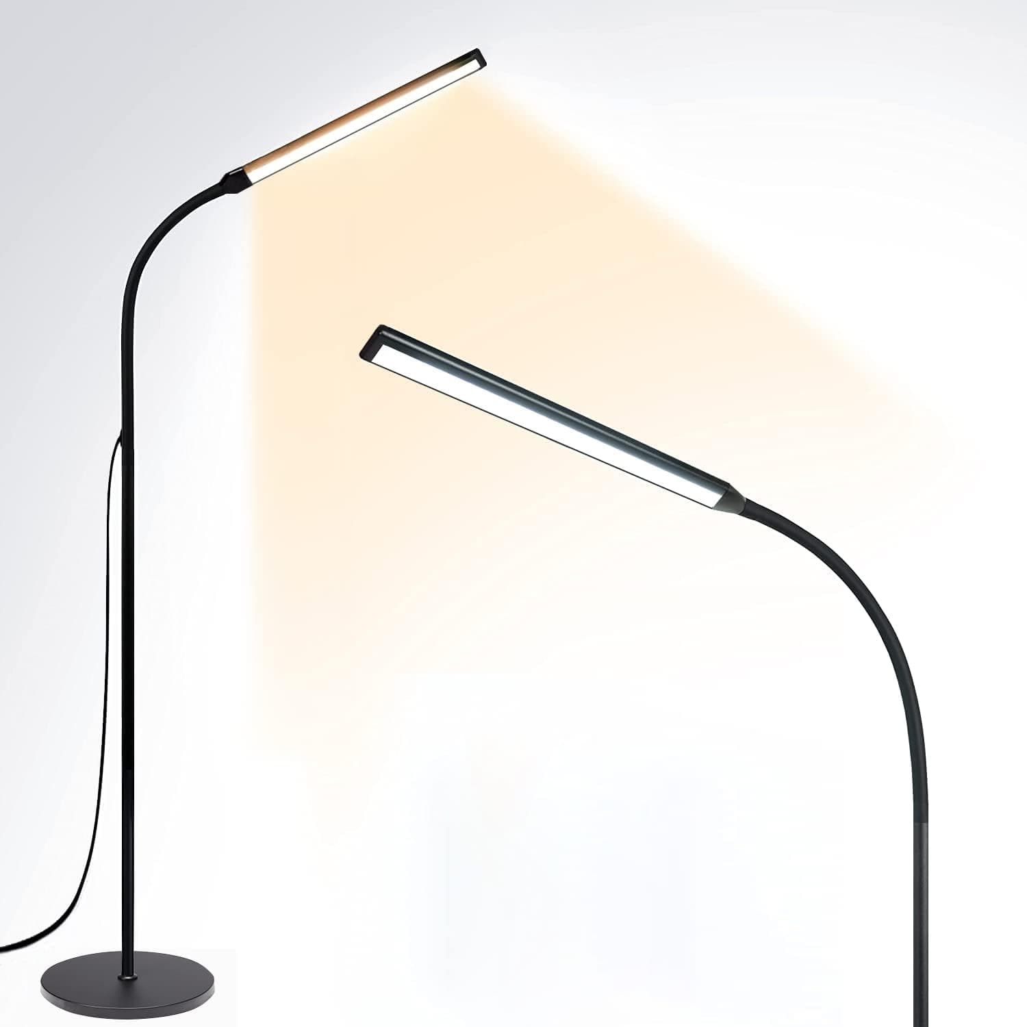 LED Floor Lamps for Living Room, 30 Ligting Options, 10 Brightness Levels and 3 Color Temperatures, Lights for Bedroom Office Painting Piano Sewing