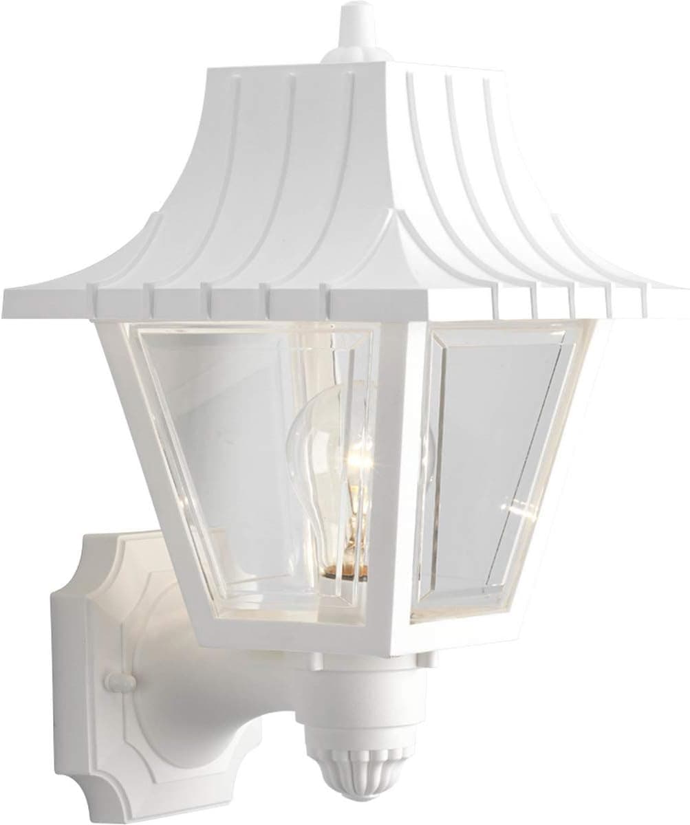 Progress Lighting P5814-30 Mansard Outdoor, 8-Inch Width x 12-3/4-Inch Height, White