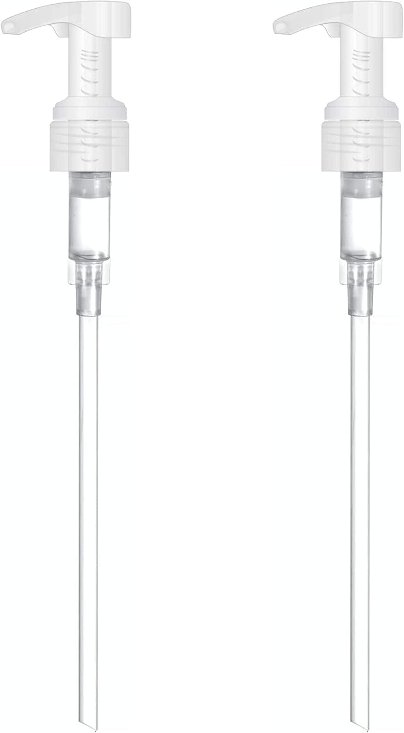 (Pack of 2) TK Universal Pump Dispenser (No Rust) for Shampoo and Conditioner Bottle Pump Dispenser Fits 1L Bottles (33.8oz)