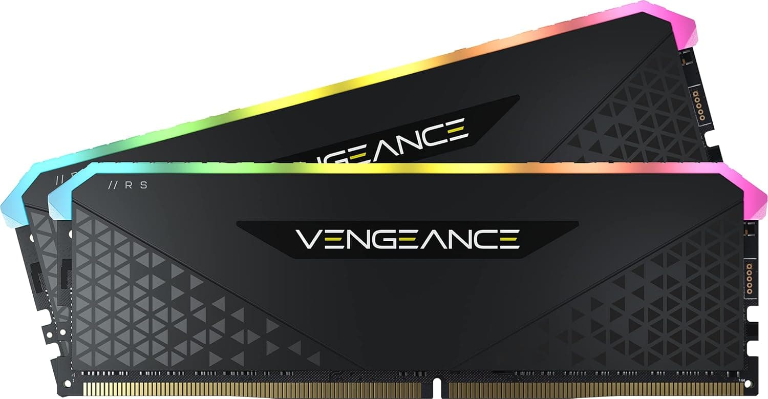 CORSAIR VENGEANCE RGB RS 32GB (2x16GB) DDR4 3600 (PC4-28800) C18 Desktop memory