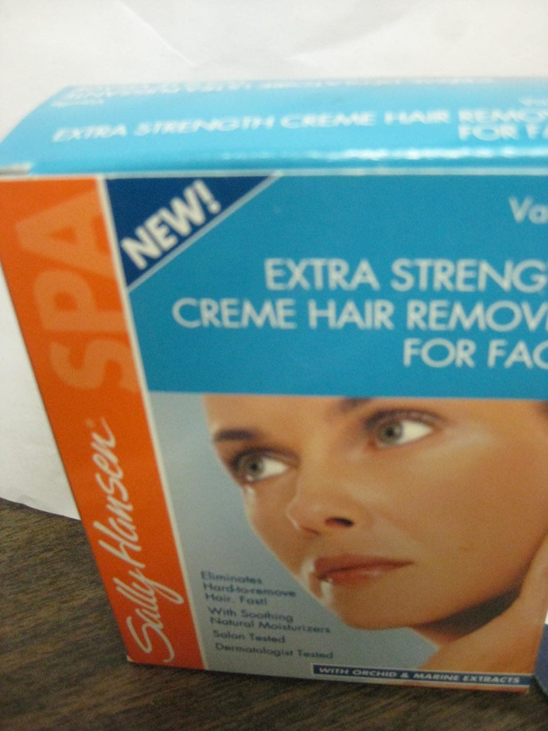 Sally Hansen Extra Strength Creme Hair Remover For Face Vanilla