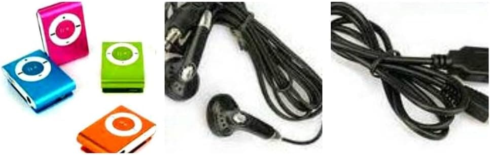 Mini Clip Mp3 Player - Multi-colored 4 Pack