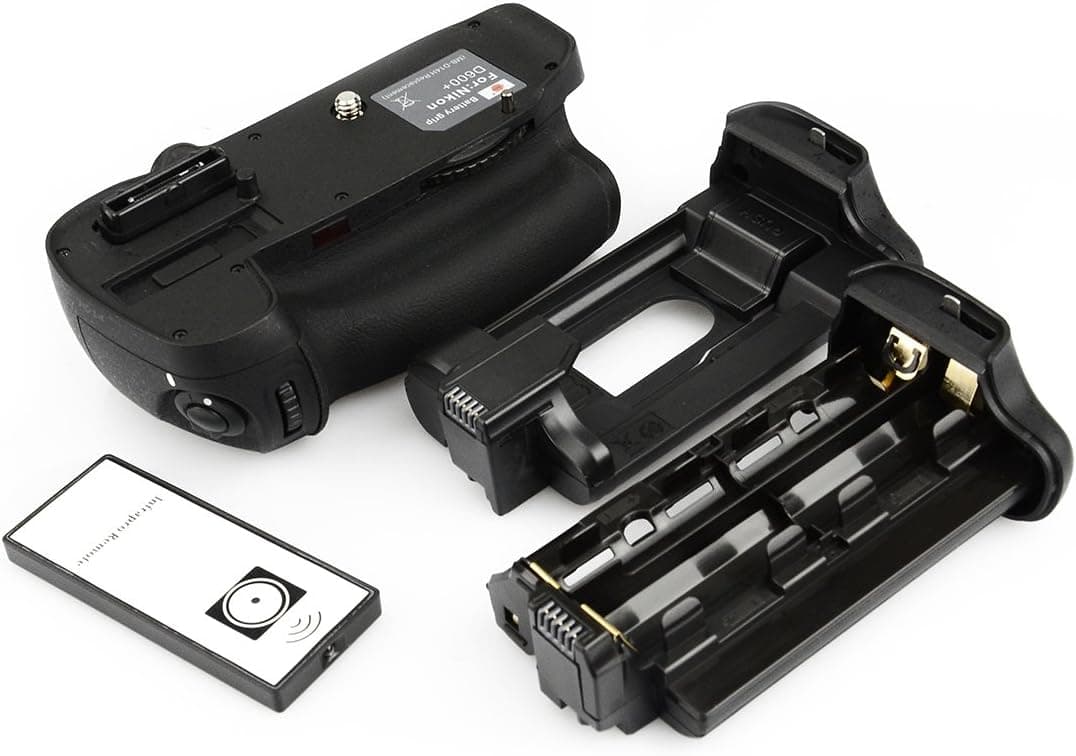 DSTE Replacement for Pro IR Remote MB-D14 Vertical Battery Grip Compatible Nikon D610 D600 SLR Digital Camera as EN-EL15
