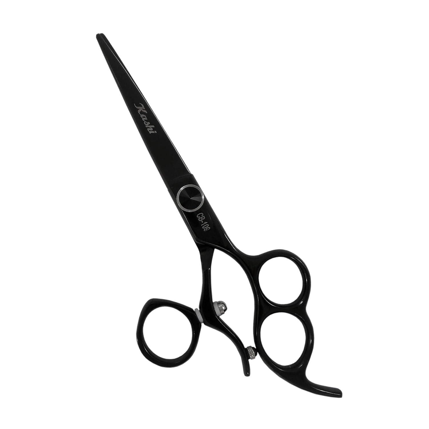 Kashi Professional 3 Ring Scissor Swivel Rotating Thumb Styling Hair Cutting Shears 7" Japanese Cobalt Steel