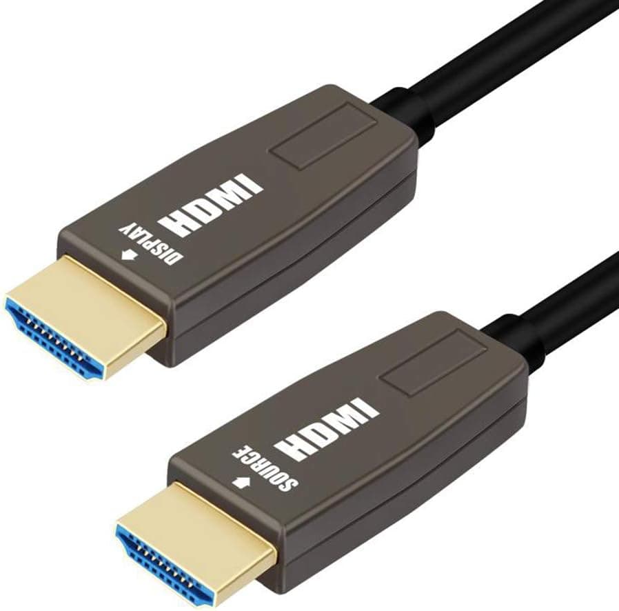 BlueAVS 4K HDMI Fiber Optical Cable 6FT, HDMI2.0b Cable 18Gbps 4K@60Hz eARC HDCP2.2/2.3 Dynamic HDR10 CEC Slim HDMI Cable