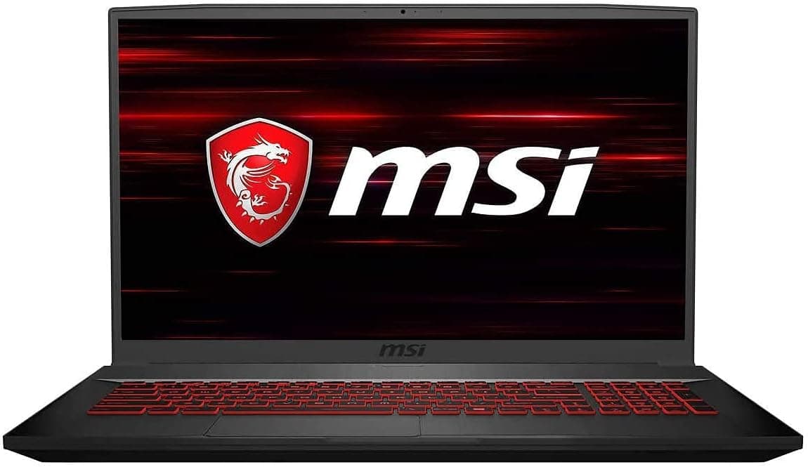MSI GF75 17.3" FHD 120Hz Thin Gaming Laptop, 10th Gen Intel Core i5-10300H, Backlight Keyboard, HDMI, Wi-Fi 6, Webcam, Amazon Alexa, USB-C, GeForce GTX 1650, Windows 10 (32GB RAM|512GB PCIe SSD)