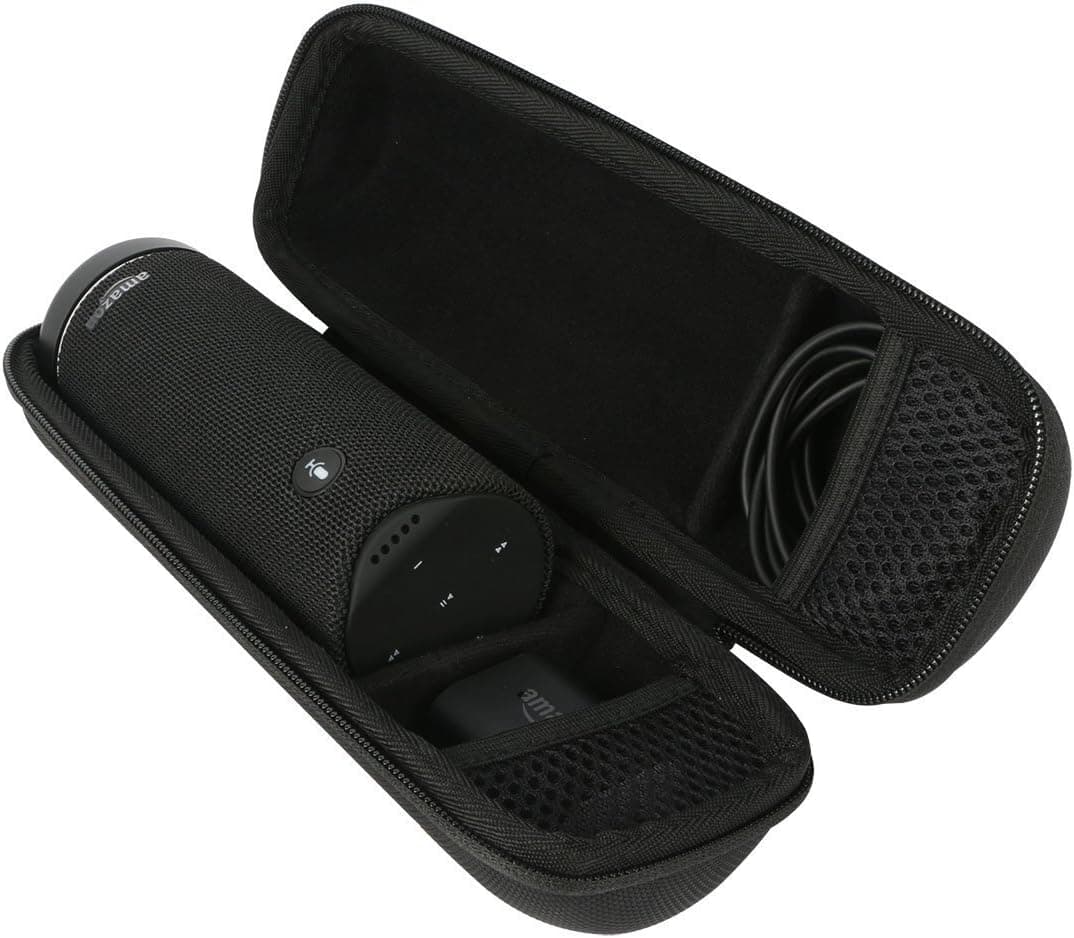 for Amazon Tap Wireless Bluetooth Speaker. Extra Room for Amazon Tap Charger and Cradle. Fits Amazon Tap Sling Cover Travel Hard Case Bag by VIVENS