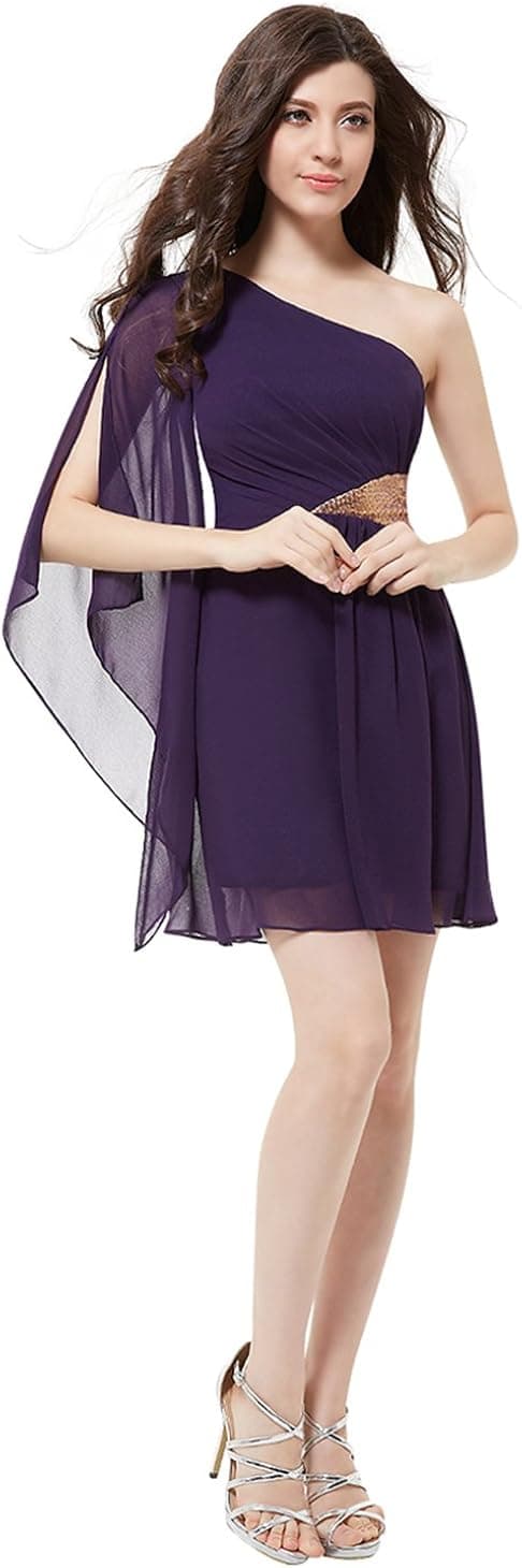 Ever-Pretty Juniors Short Prom Dress 10 US Purple