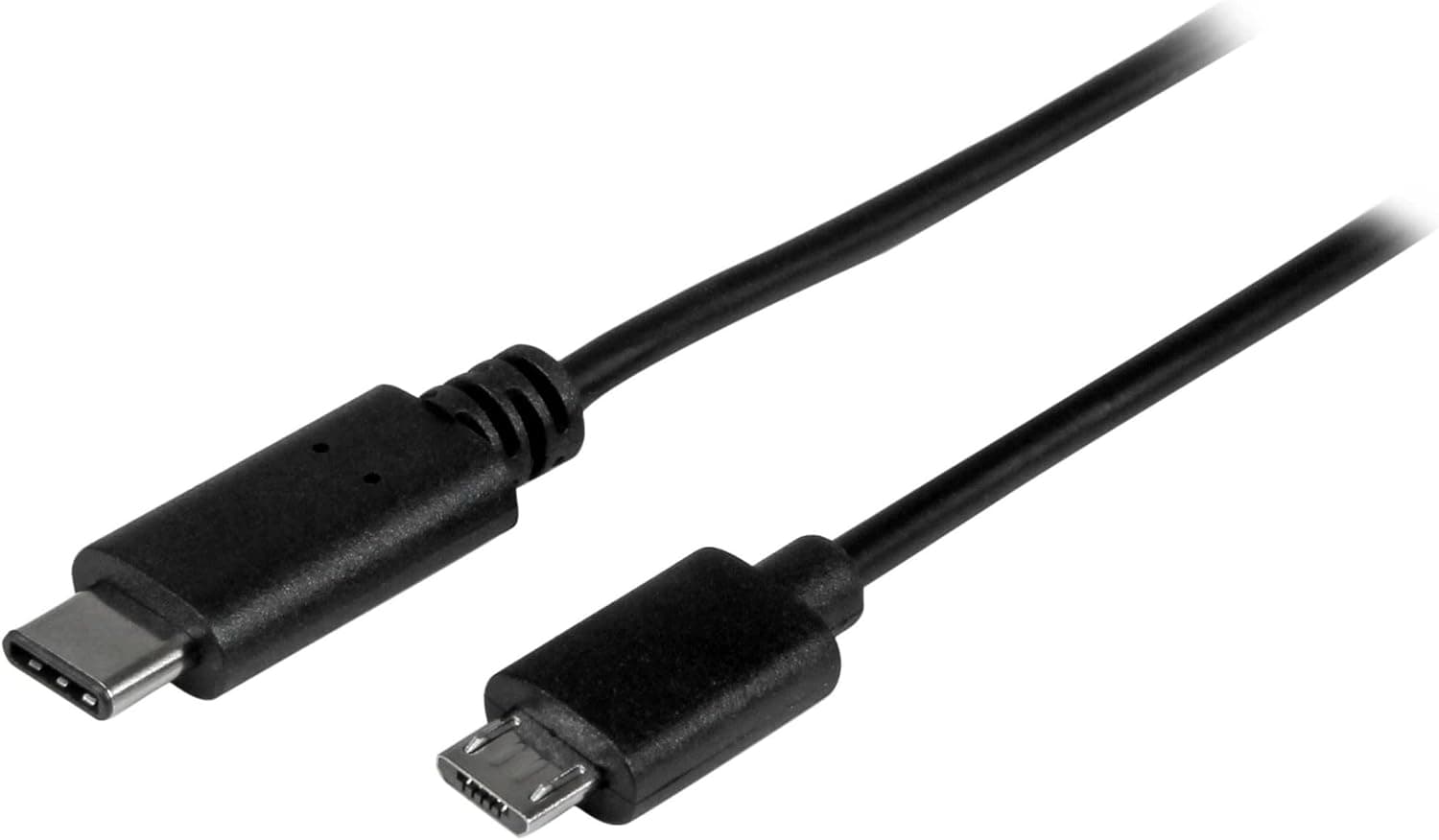 StarTech.com USB C to Micro USB Cable - 0.5m - M/M - Thunderbolt 3 Compatible - Micro USB Cord -USB Type C to Micro USB Cable (USB2CUB50CM)