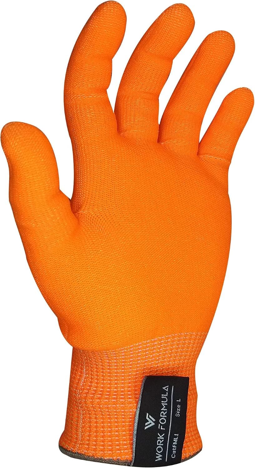 WORK FORMULA 4 pcs Kitchen Cut Resistant Glove Food Grade Snug Fit for Women Men Kids Chefs Butchers