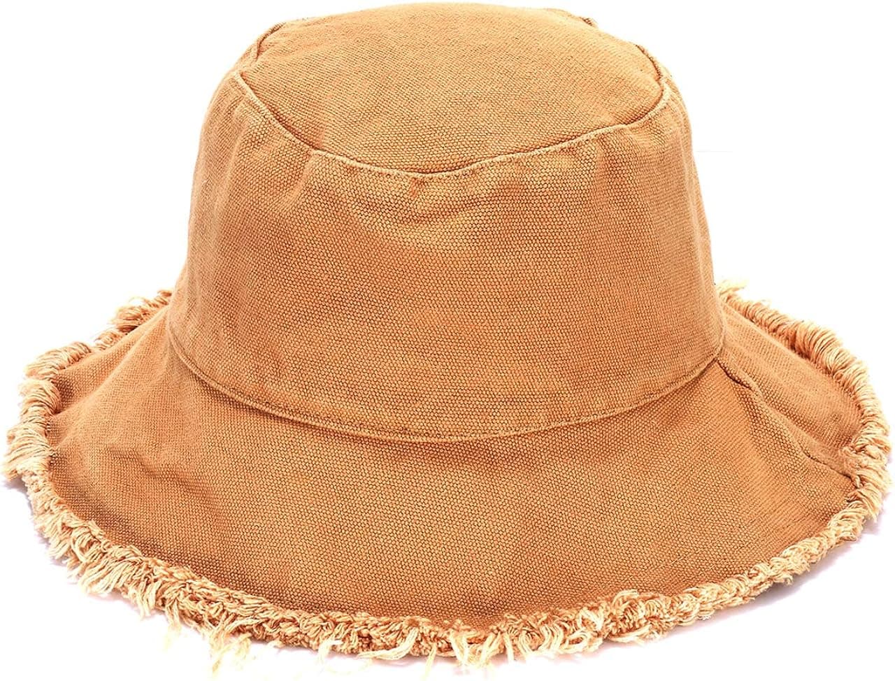 boderier Sun Hats for Women Summer Casual Wide Brim Cotton Bucket Hat Beach Vacation Travel Accessories