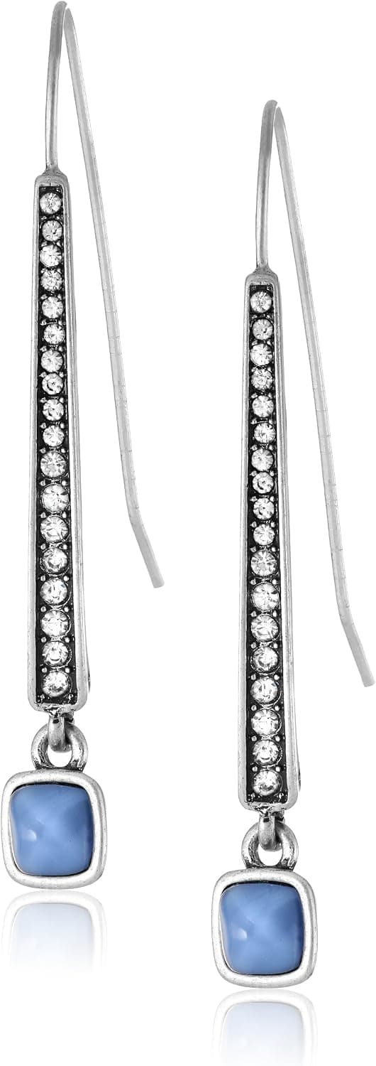 Kenneth Cole New York Faceted Bead Long Drop Earrings