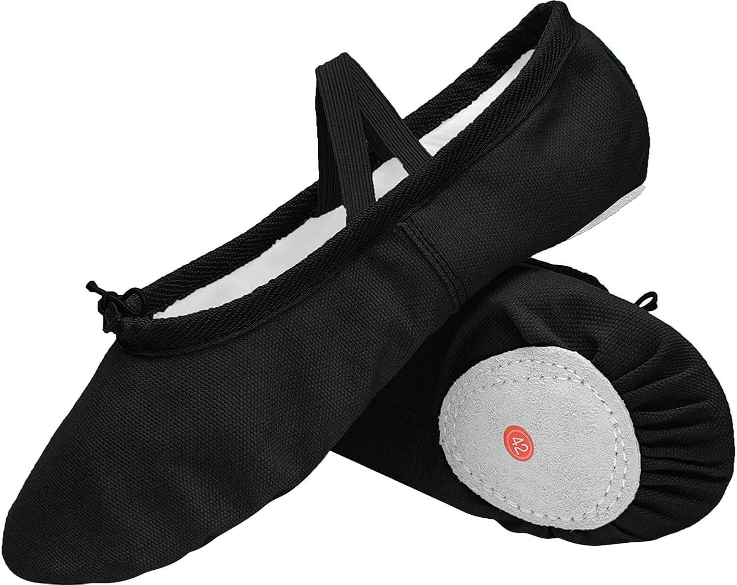 L-RUN Girls'/Women's Canvas Ballet Dance Shoes/Ballet Slipper/Yoga Shoe