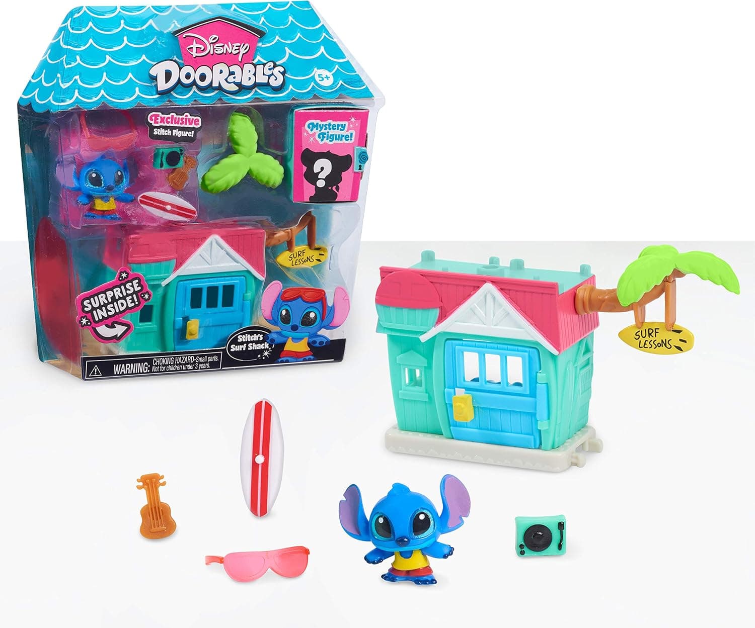 DOORABLES Disney Mini Playset Stitch’s Surf Shack, by Just Play