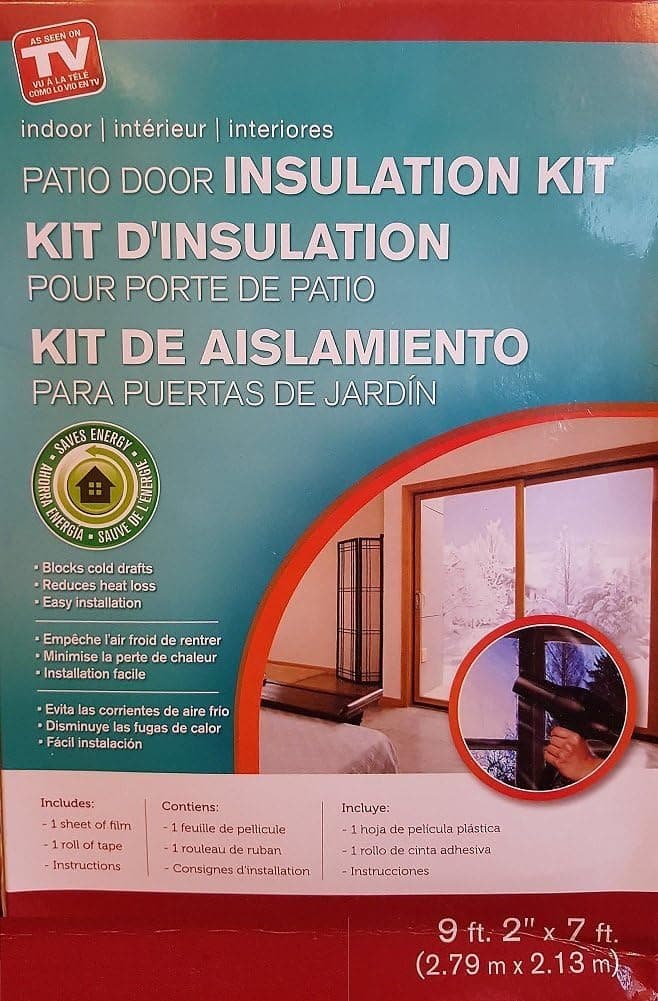 Patio Door Insulation Kit Indoor
