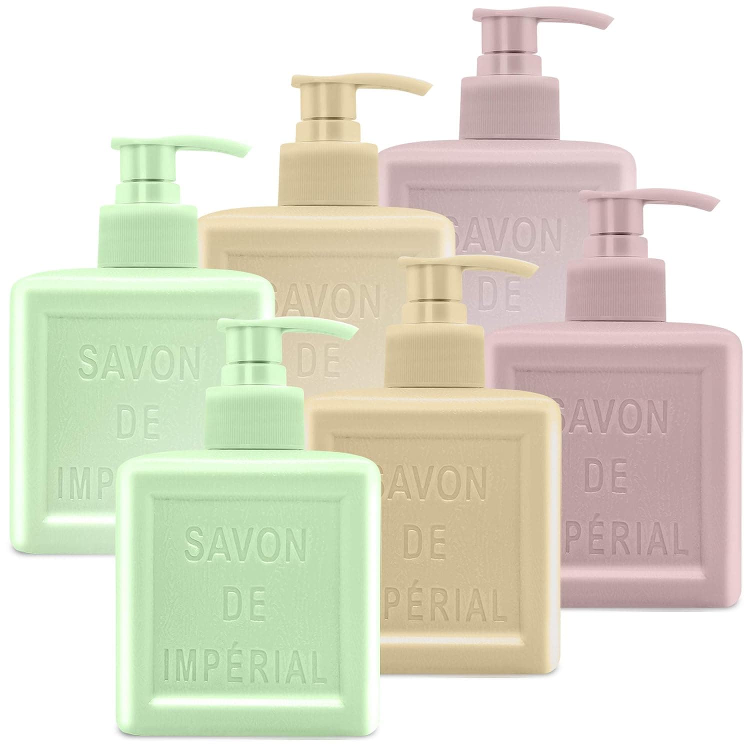 Liquid Hand Soap - (6 Pack) Yugi Hand Soap: Relaxing Lavender, 16.9 Oz | 500 ml (Pastel)