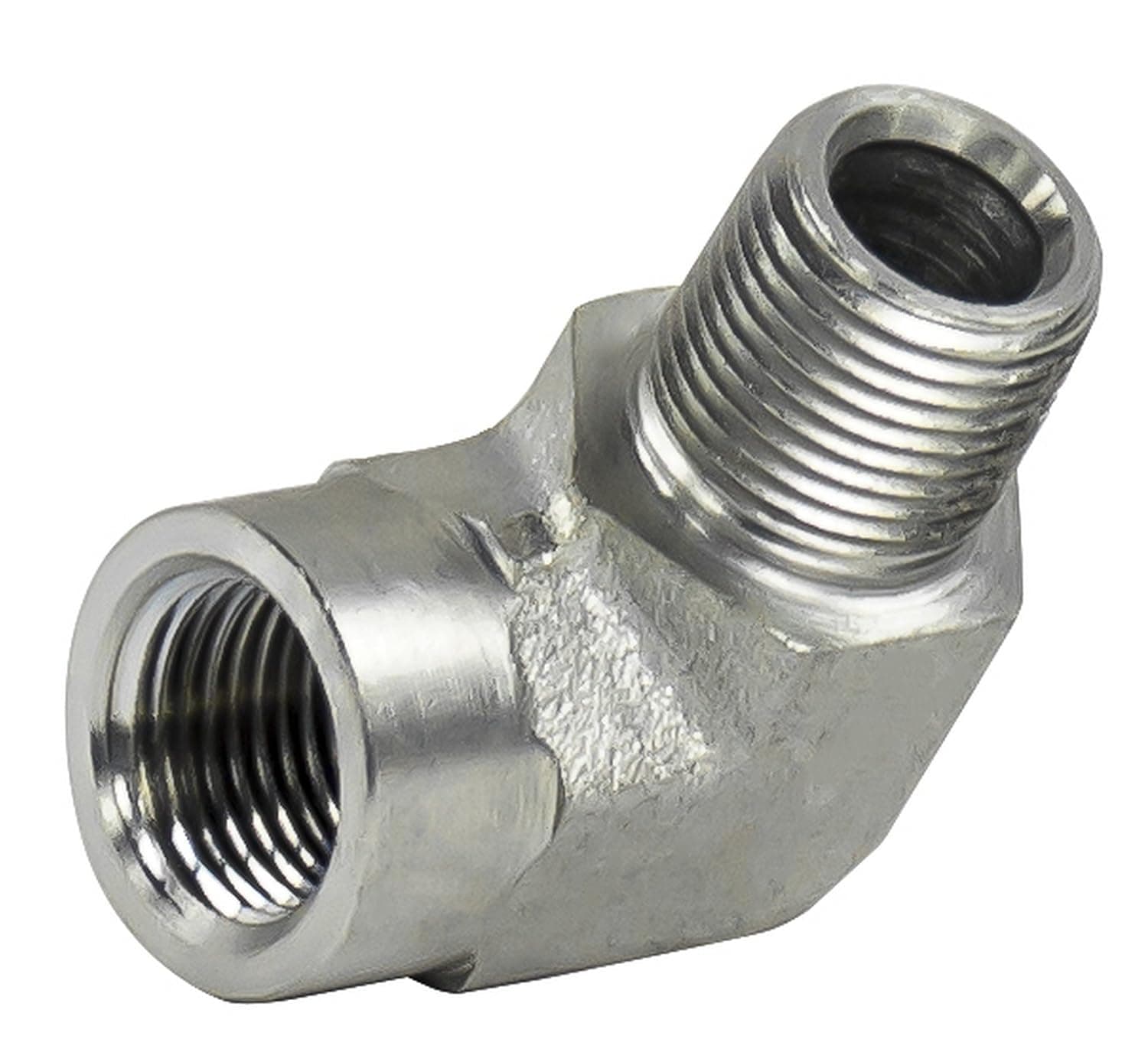 Coxreels 500 Steel 90 Degree Straight Elbow for Spring Driven Reel, 3/8" Male x Female NPT, 3000 PSI