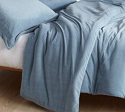Byourbed Coma Inducer King Duvet Cover - Baby Bird - Smoke Blue