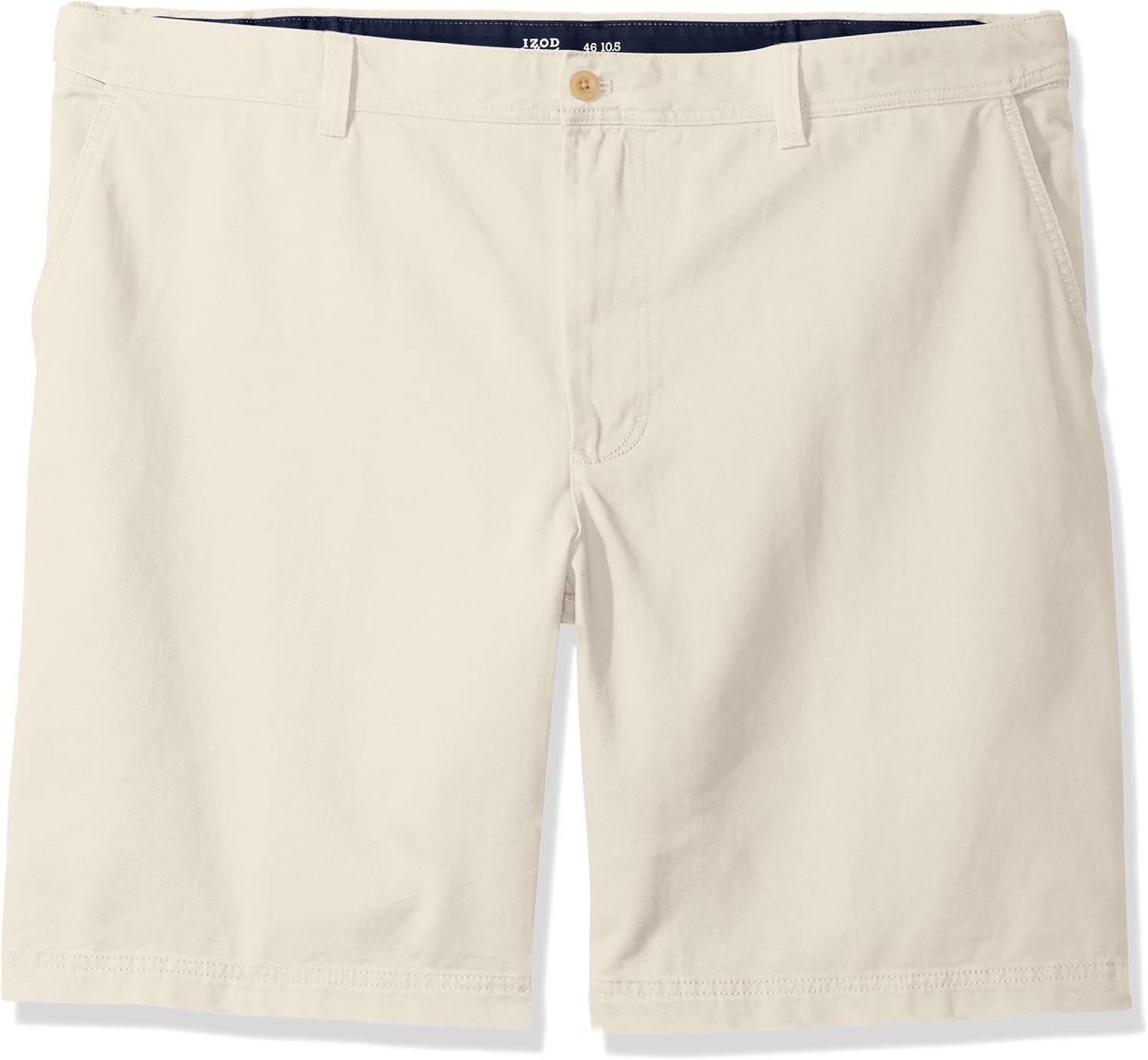 IZOD Men's Big & Tall Big and Tall Saltwater 10.5" Flat Front Chino Short