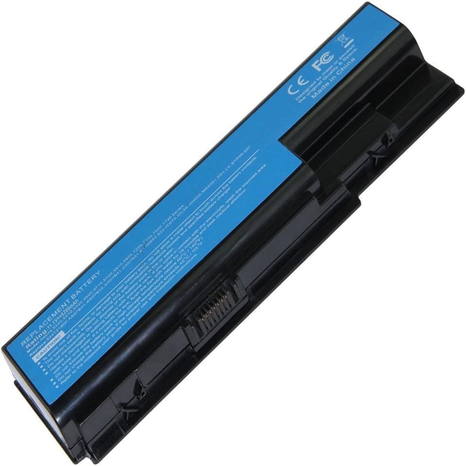 Replace 4400mAh 10.8V 8-CELL Battery for GATEWAY MD7801u Laptop AS07B31,AS07B41,AS07B51