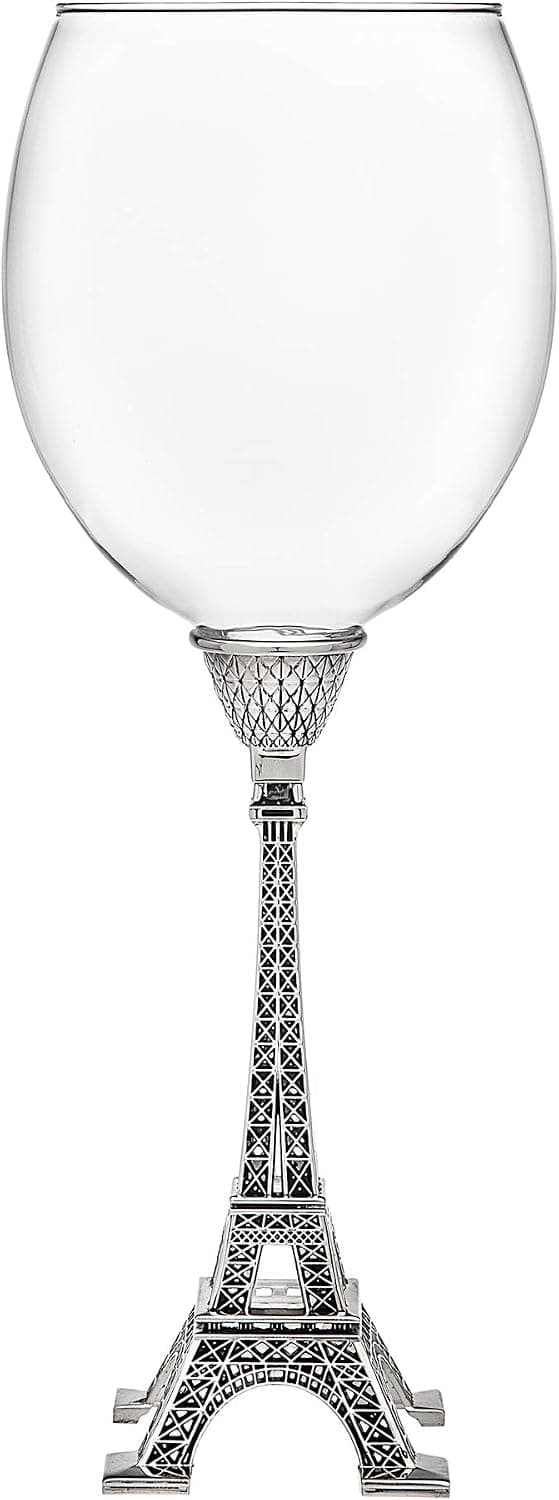 Godinger Eiffel Tower Goblet Wine Glass Beverage