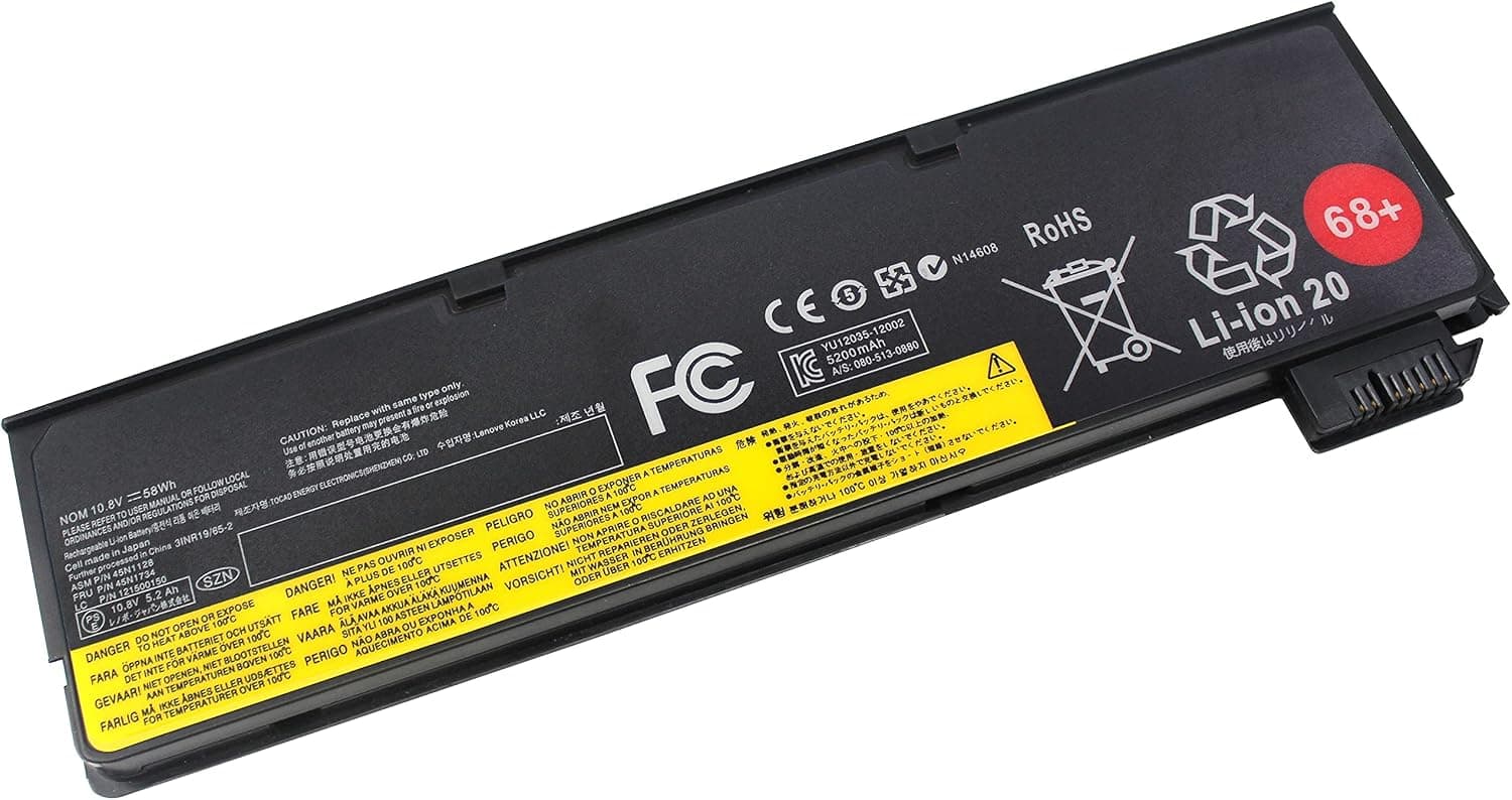 Ftenlyen X240 45N1128 45N1734 Laptop Battery Compatible with Lenovo ThinkPad T440 T450 T460 T470P T550 T560 X240 X250 X260 K2450 X270 L460 L470 S440 S540 P50S W550S P/N: 0C52861 121500146 10.8V 58Wh