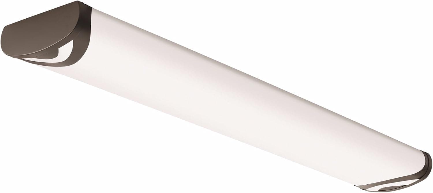 Lithonia Lighting FMLBML 48IN 40K 80CRI BZ LED Linear Flush Mount Light, 4000K, 36 Watts, 3400 Lumens, 4 Foot, Bronze