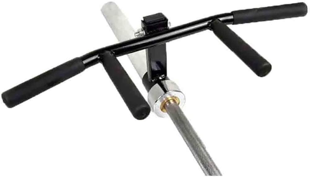 GKPLY Grip Landmine Handle, Grip T-Bar Row Attachment for 2-Inch Olympic Bars Barbell Home Gym Equipment Lateral Exercise Triceps Lats to Build Back Arm Shoulder Muscles
