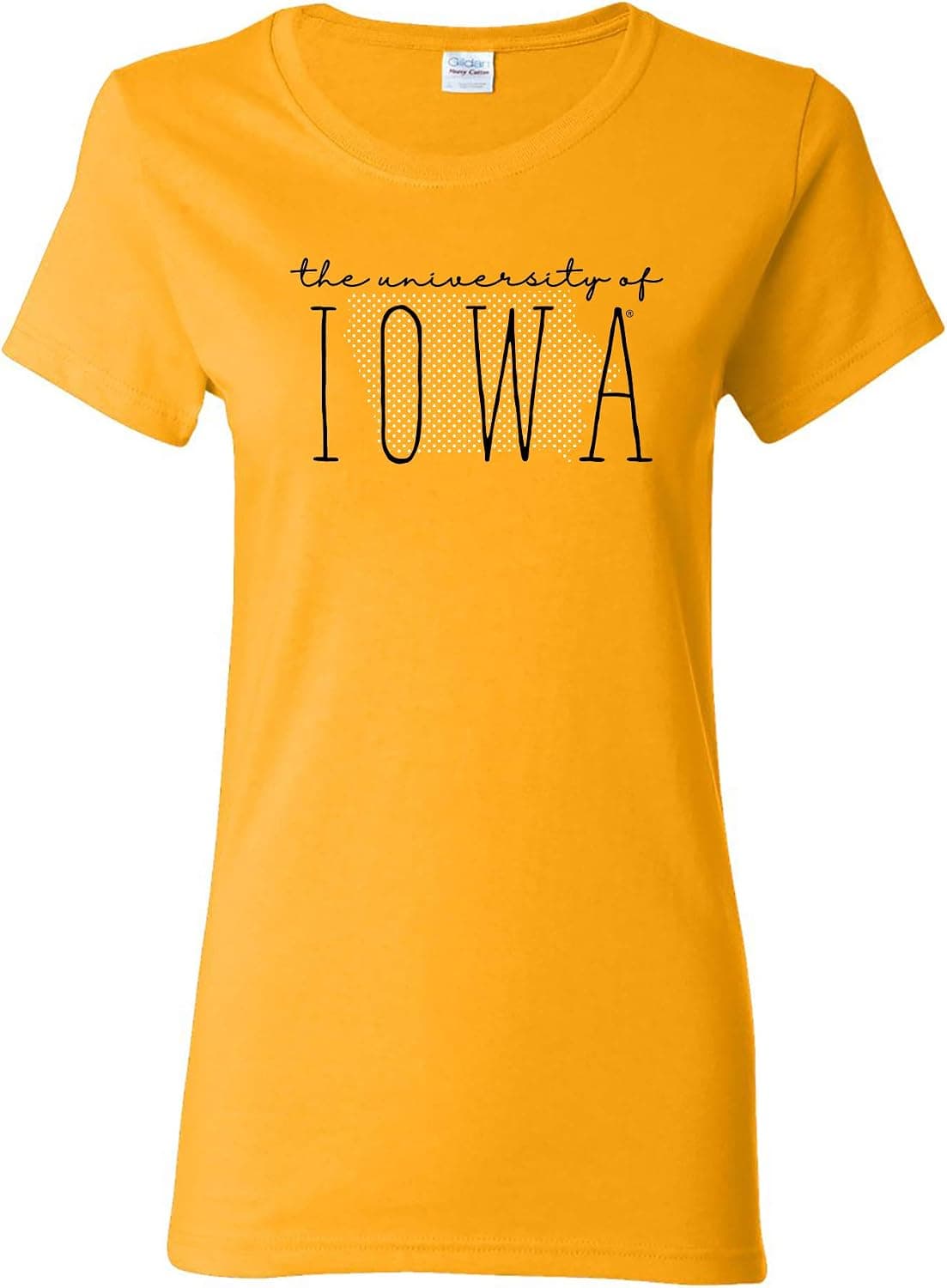 NCAA Dot Script, Team Color Womens T Shirt, College, University