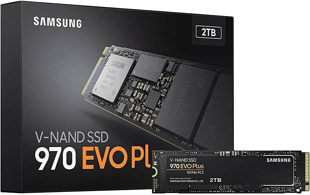 SAMSUNG 970 EVO Plus SSD - 1TB M.2 NVMe Interface PCIe 3.0 x4 Internal Solid State Drive, 3,500MB/s with V-NAND 3 bit MLC Technology