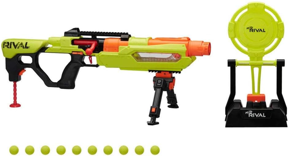 NERF Rival Blaster Jupiter XIX-1000 Edge Series with Target and 10 Rounds
