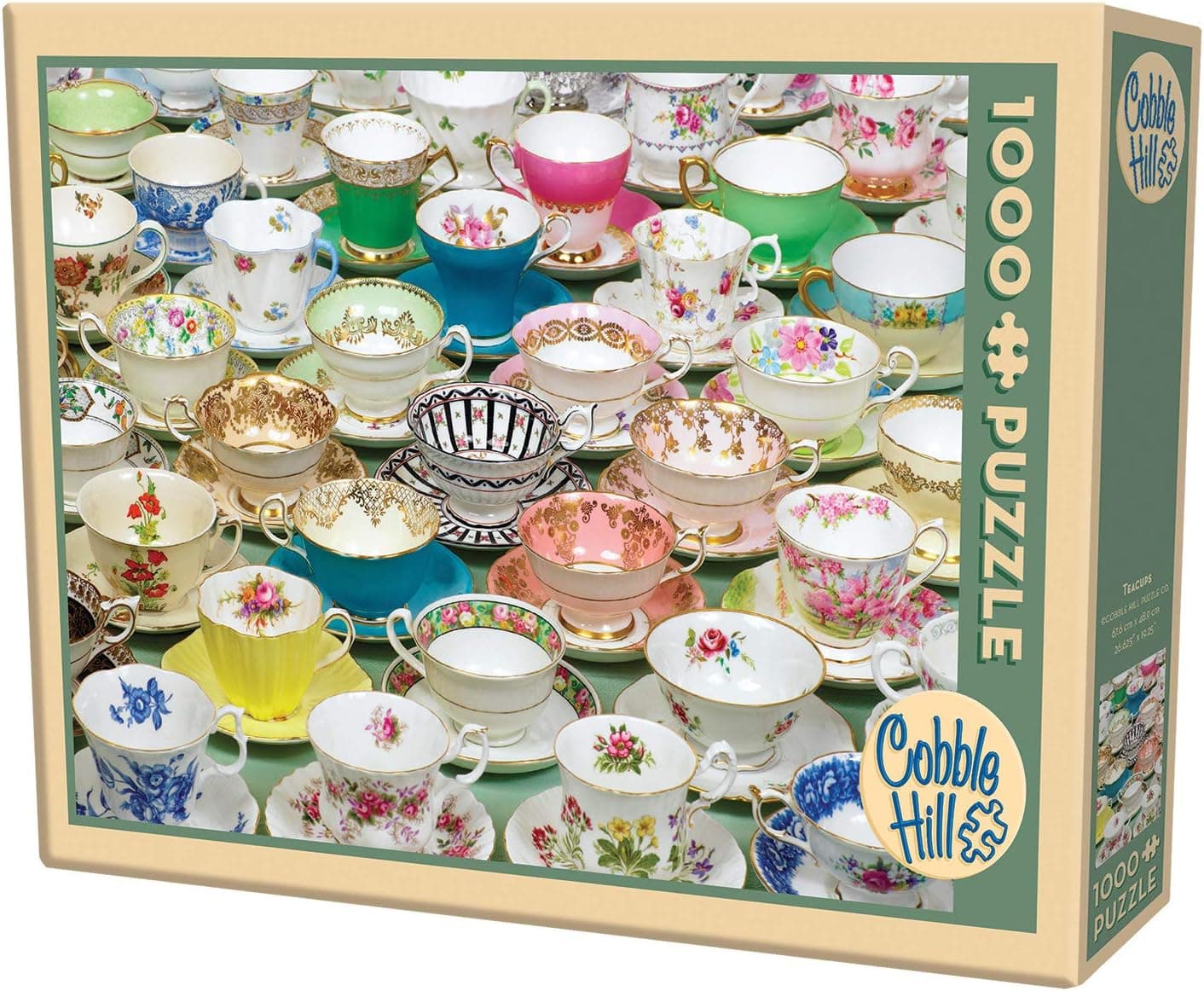 Cobble Hill Tea Cups Jigsaw Puzzle (1000 Piece)