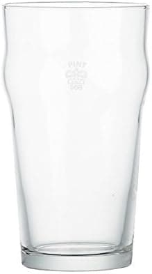 Nonic Imperial Pint Glass with Etched Seal