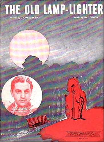 The Old Lamp-Lighter (Cover photo of Perry Como, Cover art by "CA")