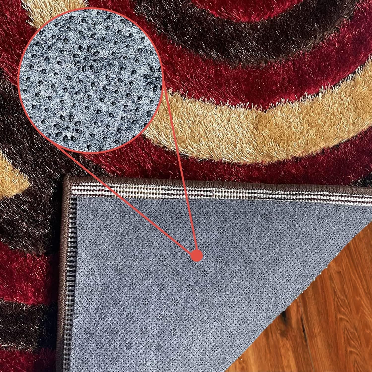 Home Must Haves 1/3" Thick Premium Non-Slip Reduce Noise Carpet Mat for Hardwood Floor Rug Pad