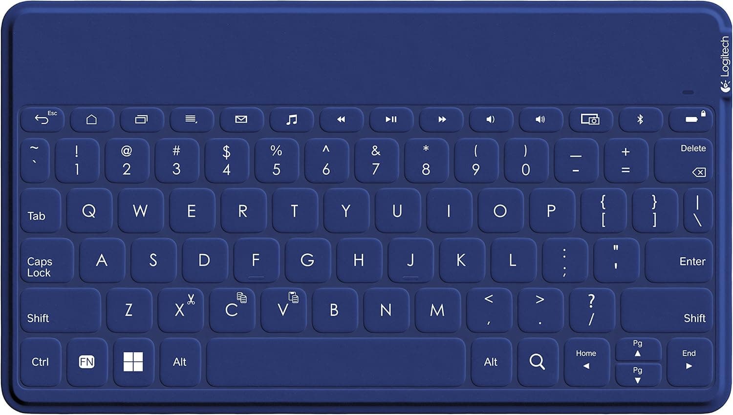 Logitech Keys-to-Go Ultra-Portable Bluetooth Keyboard for Android and Windows, Dark Blue