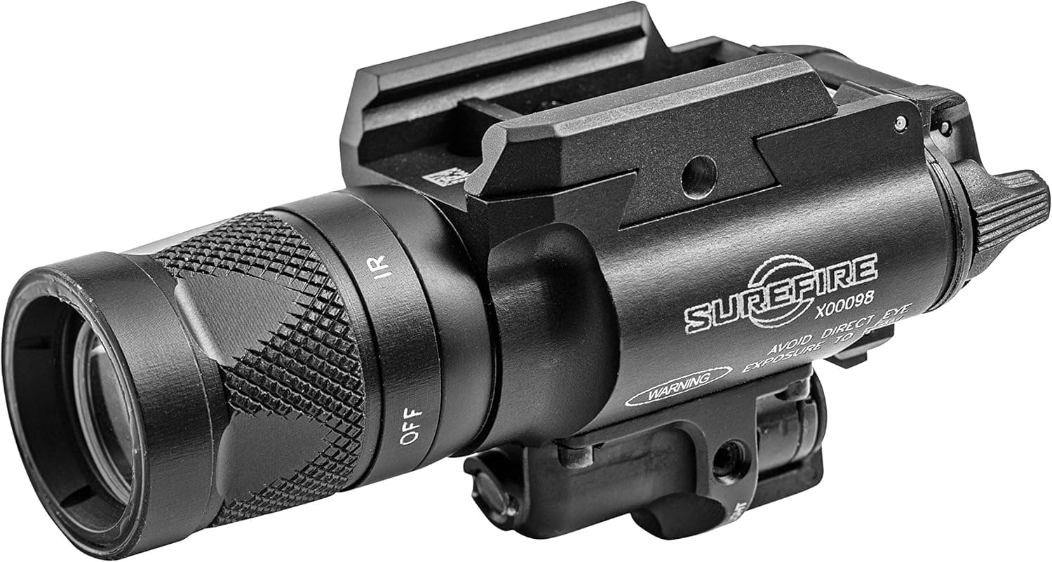 SureFire X400V IRc LED Handgun or Long Gun WeaponLight with IR Output and Infrared Laser Sight