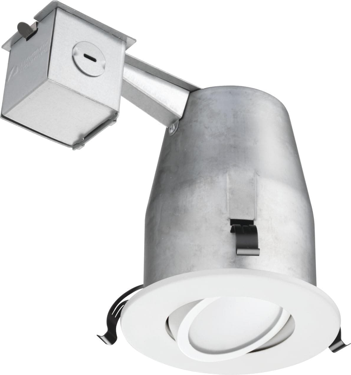 Lithonia Lighting LK4GMW LED M4 LED Gimbal Recessed Light, 3000K, 55 Watt, White