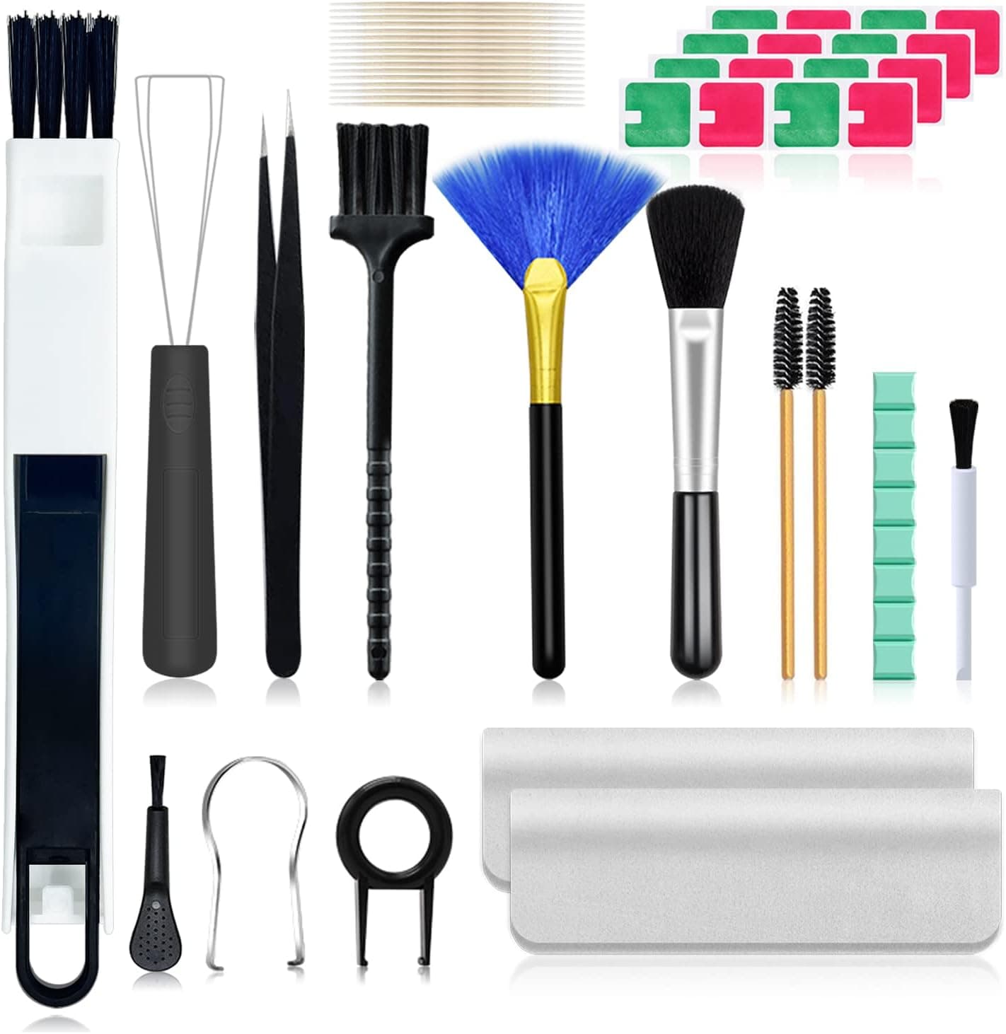 keyboard cleaner kit,computer cleaning kit,mechanical keyboard cleaning kit,Anti-Static Brush,Small Cleaning Brush, cleaning kit compatible laptop/PC/computer/keyboard/Laptop/camera/Phone/Earbud