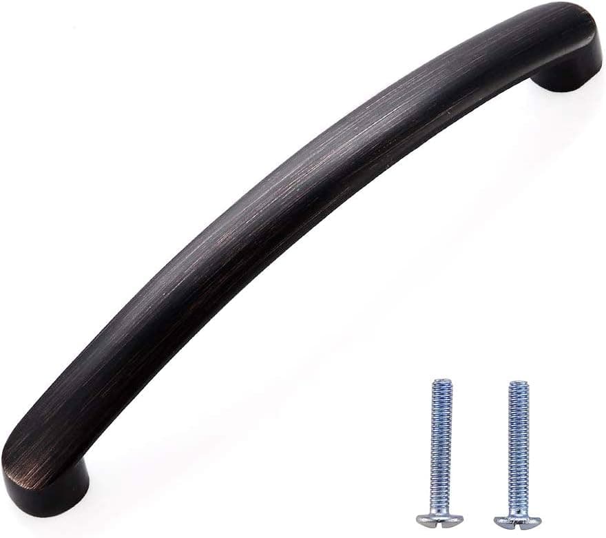 COTULIN 25-Pack Solid Steel Kitchen Cabinet Hardware Drawer Handle Pull Oil Rubbed Bronze Cabinet Pulls,2.83" Length,2-1/2"(64mm) Hole Center