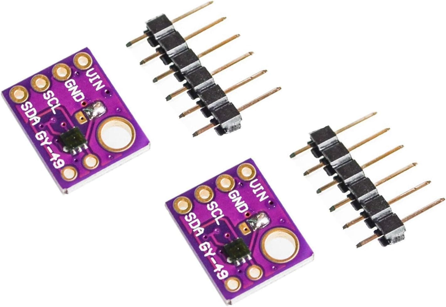 NOYITO MAX44009 Digital Ambient light Sensor Light Intensity Sensor Module I2C interface Output Development Board (Pack of 2)